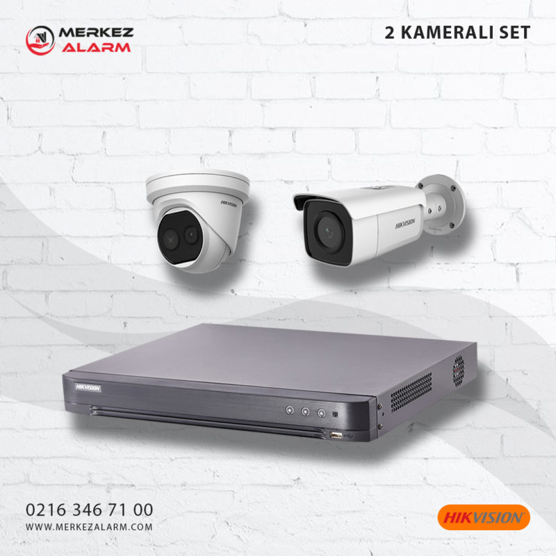 Hikvision 2 Kameralı Set