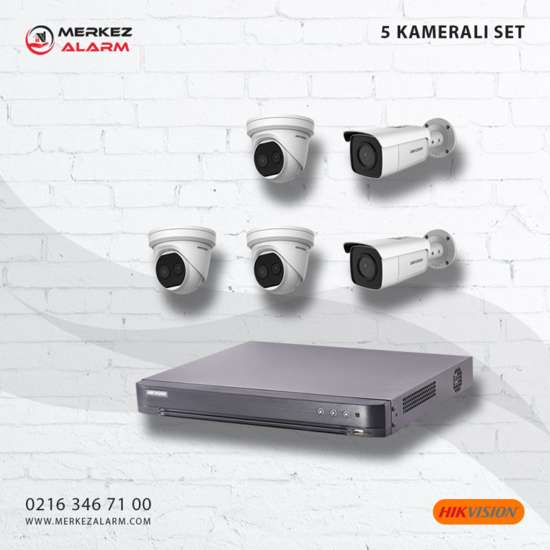 Hikvision 5 Kameralı Set