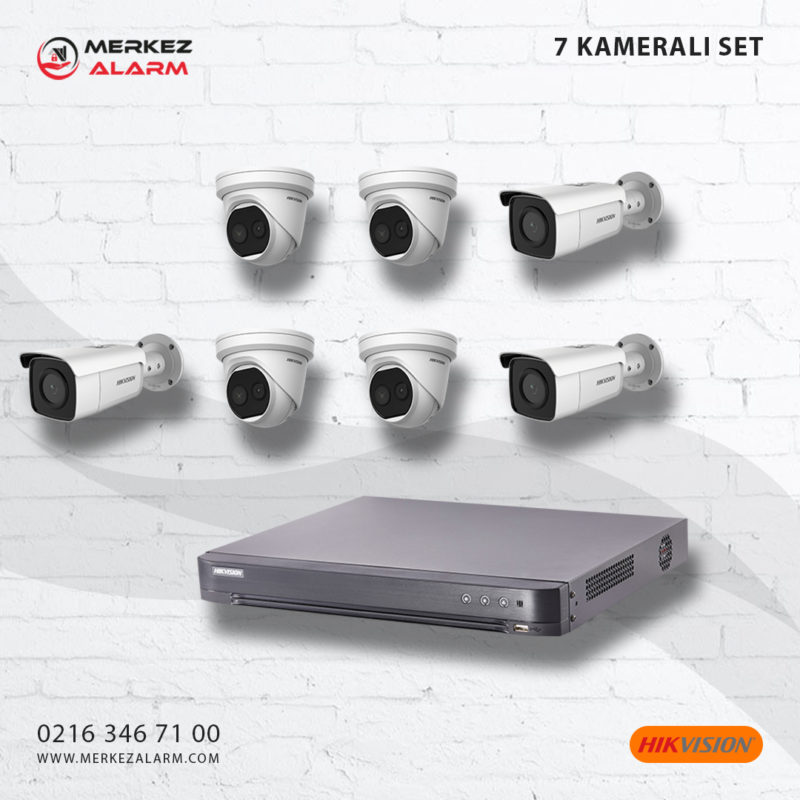 Hikvision 7 Kameralı Set