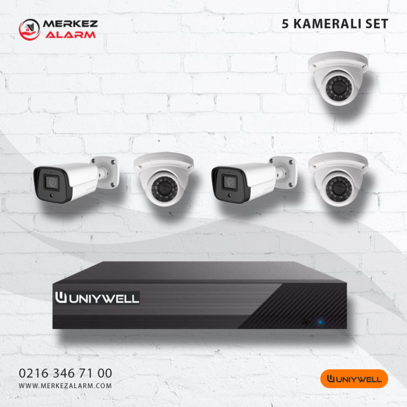 Uniywell 5 Kameralı Set